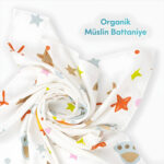 Organik Müslin Battaniye 100x100 cm