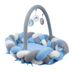 3-in-1 Multi-Functional Braided Baby Bed & Bumper