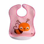 Feeding Bib with Plastic Pocket