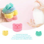 4 pcs Pack Baby Bath Sponge - Image 3