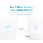 Disposable Paper Pocket Bib (12 Pcs) - Image 3